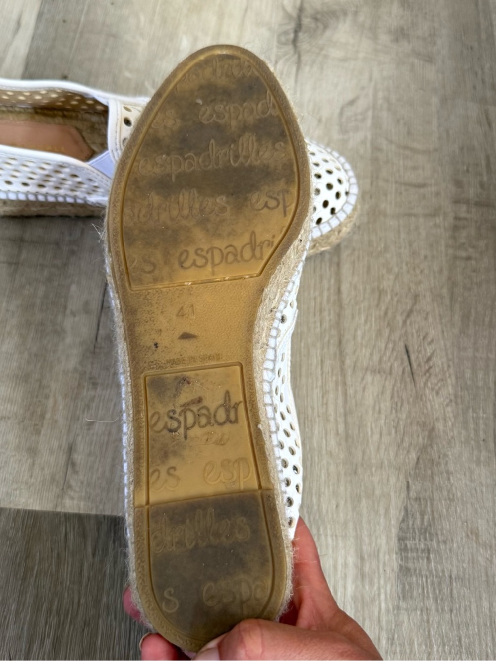 Loeffler Randall Rowan Platform Espadrilles White size 41 - Picture 8 of 12